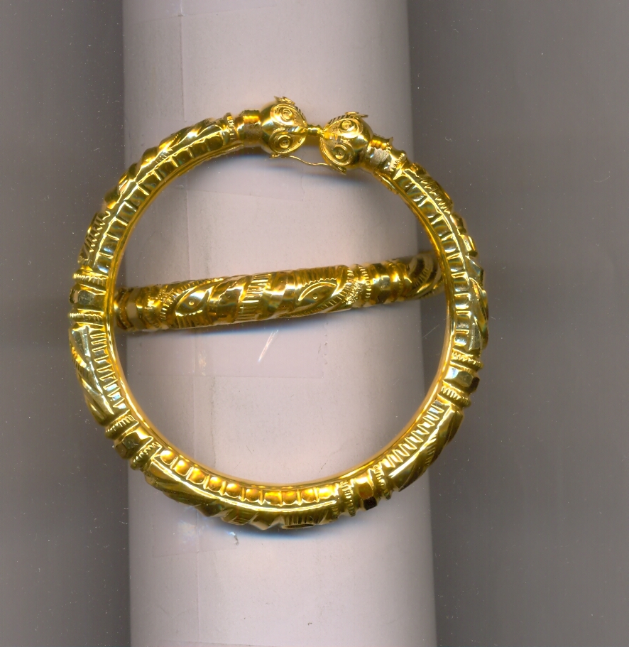 GOLD BANGLE PLAIN FANCY