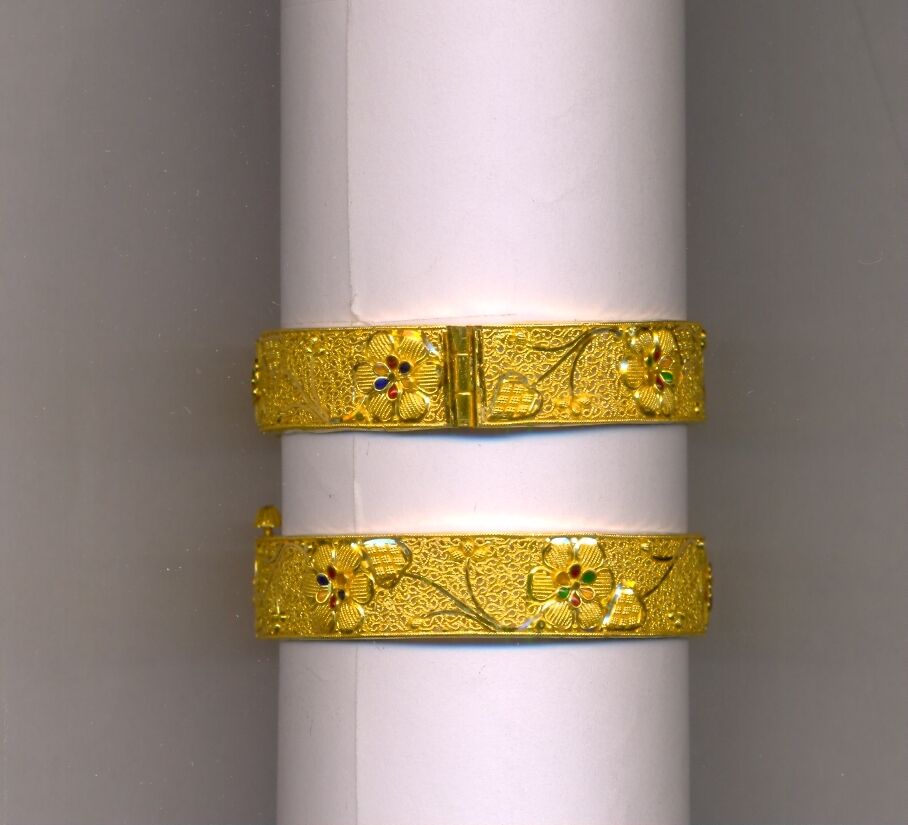 GOLD BANGLE PLAIN FANCY
