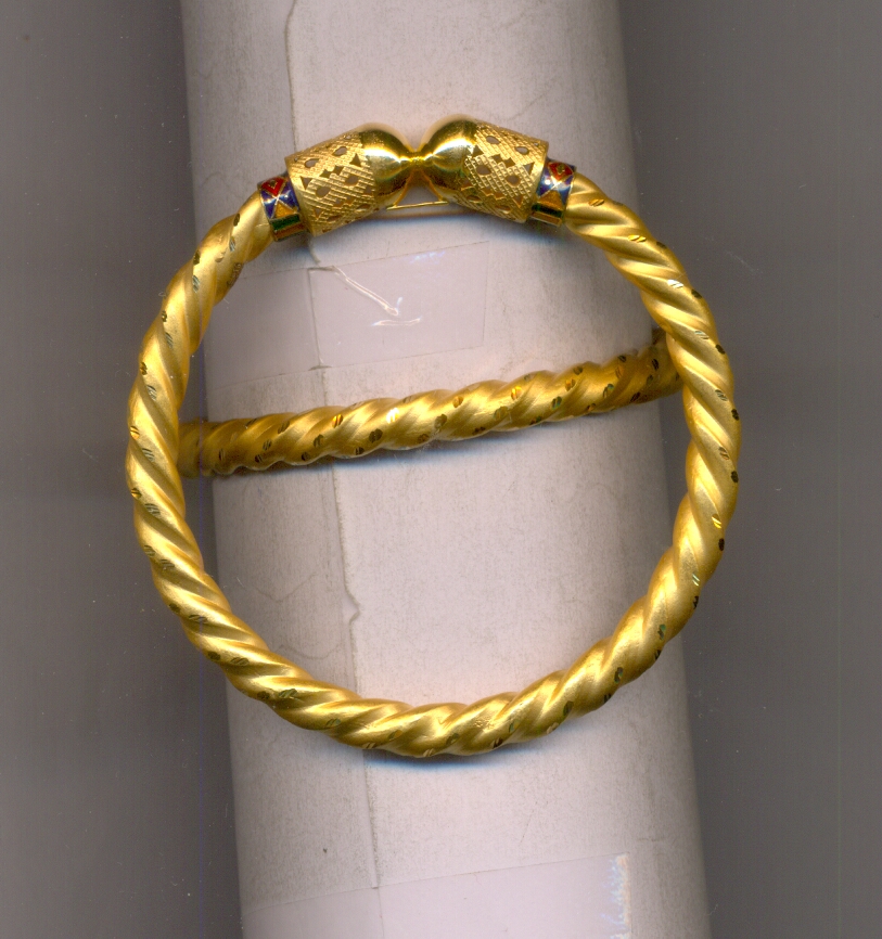 GOLD BANGLE PLAIN FANCY