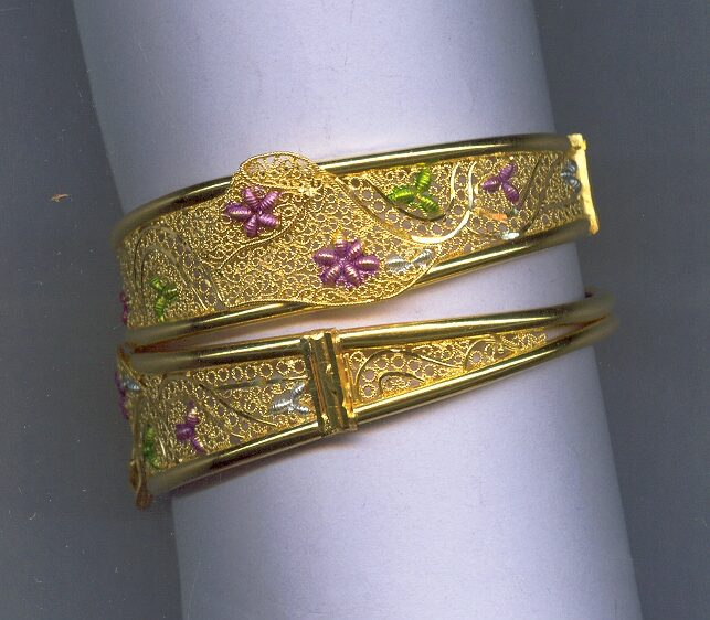 GOLD BANGLE PLAIN FANCY