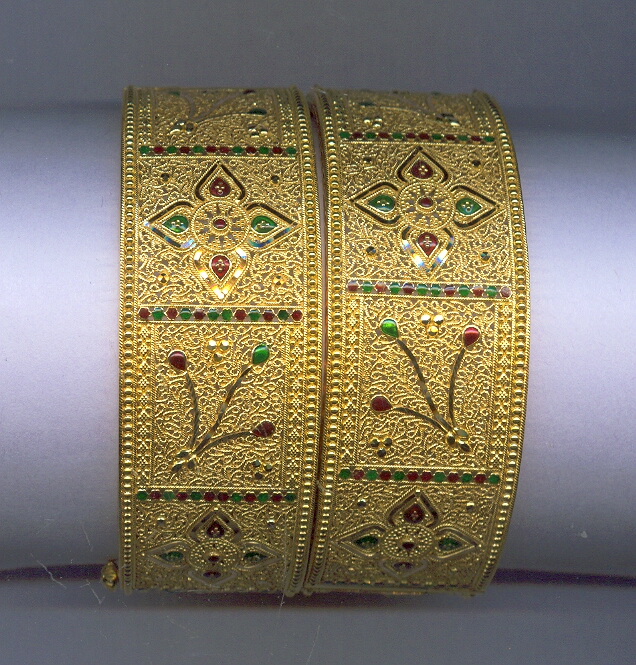 GOLD BANGLE PLAIN FANCY