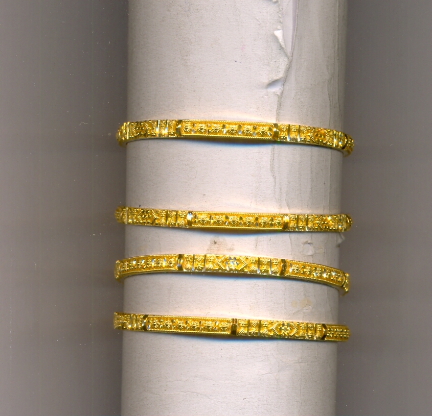 GOLD BANGLE PLAIN FANCY