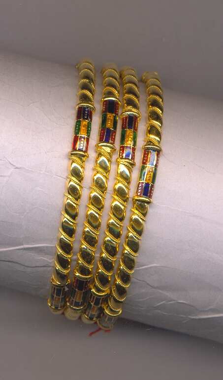 GOLD BANGLE PLAIN FANCY