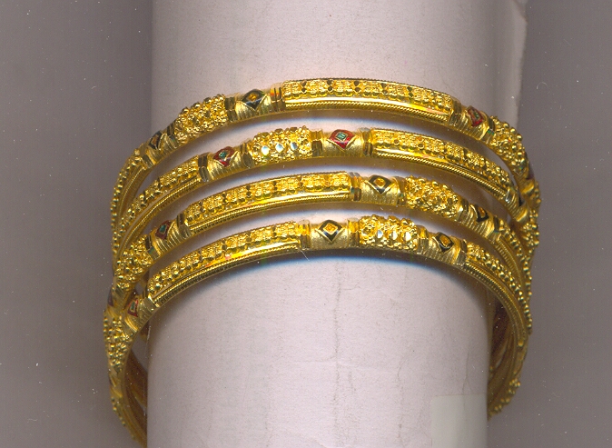 GOLD BANGLE PLAIN FANCY