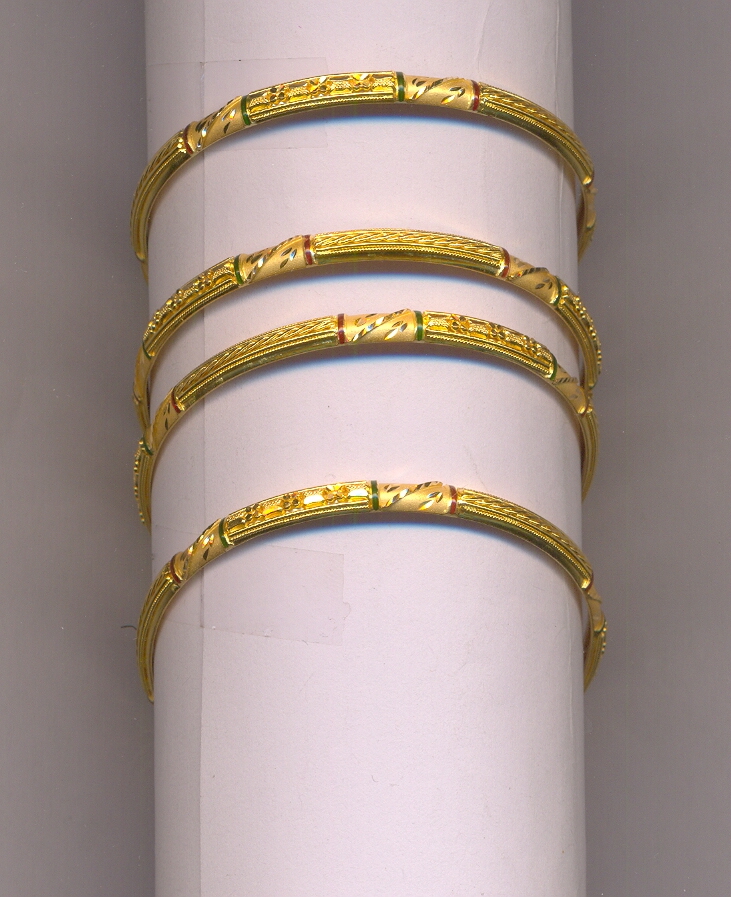 GOLD BANGLE PLAIN FANCY