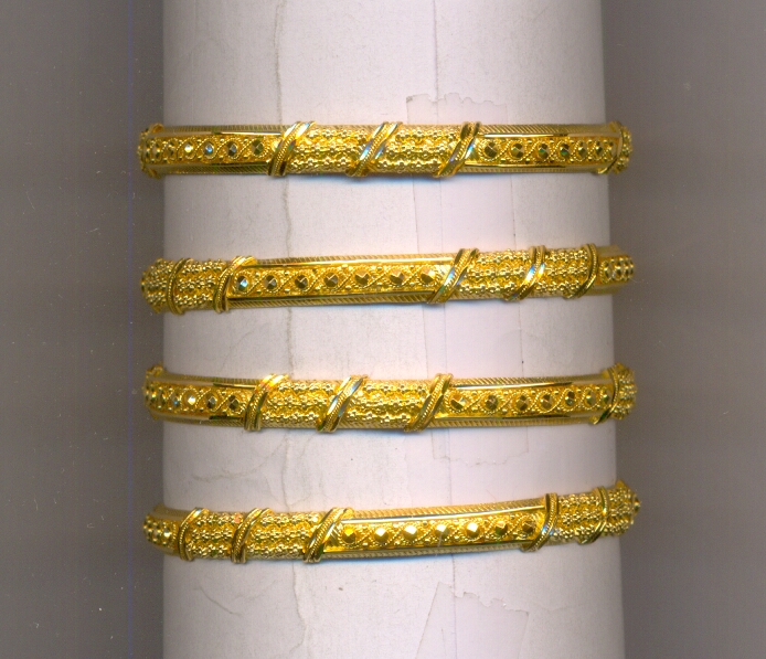 GOLD BANGLE PLAIN FANCY