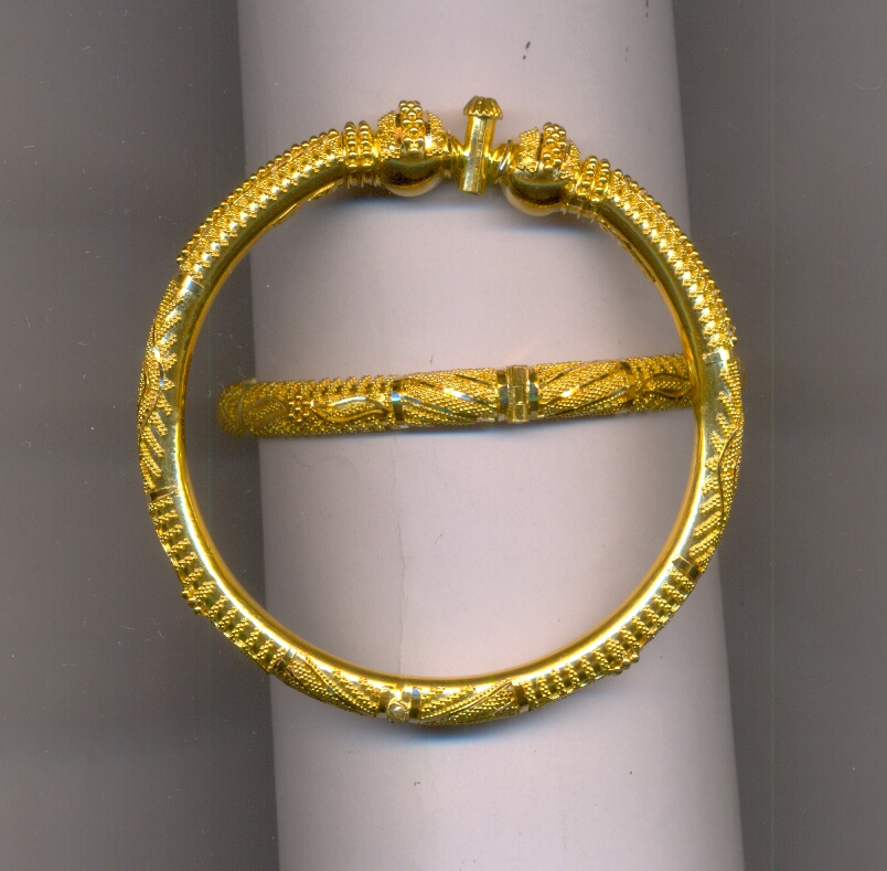 GOLD BANGLE PLAIN FANCY
