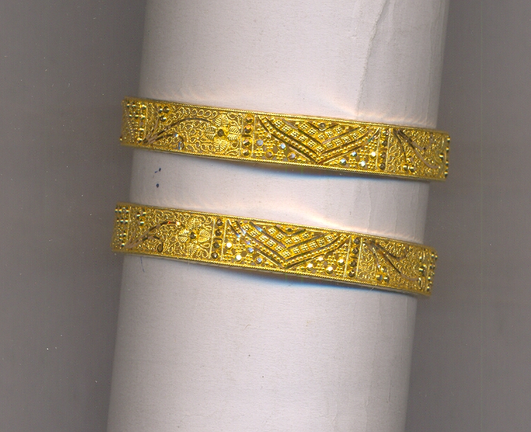 GOLD BANGLE PLAIN FANCY