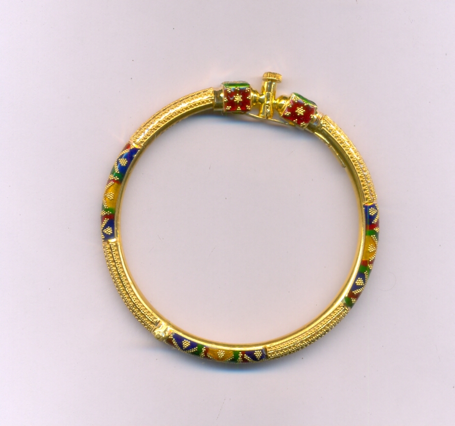 GOLD BANGLE PLAIN FANCY
