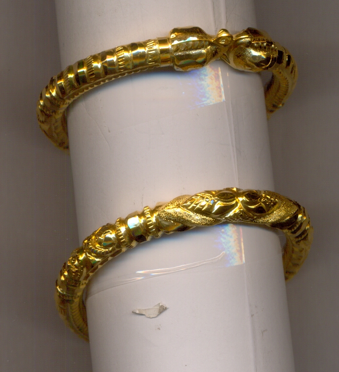 GOLD BANGLE PLAIN FANCY