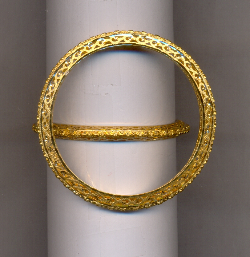 GOLD BANGLE PLAIN FANCY