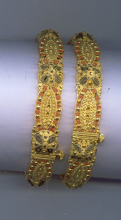GOLD BANGLE PLAIN FANCY
