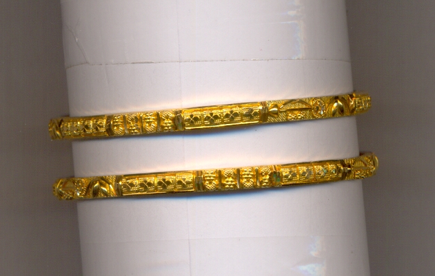 GOLD BANGLE PLAIN FANCY