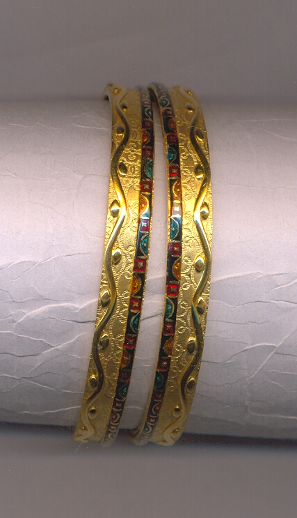 GOLD BANGLE PLAIN FANCY
