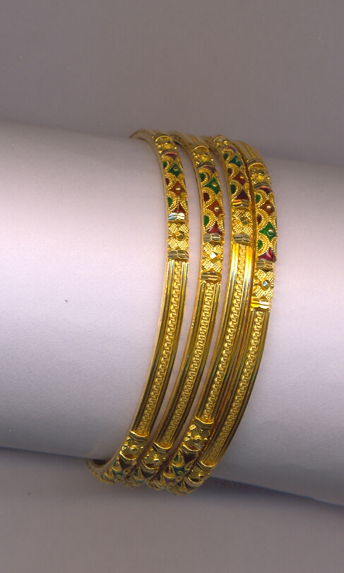 GOLD BANGLE PLAIN FANCY