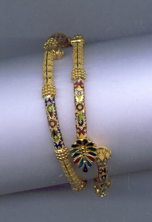 GOLD BANGLE PLAIN FANCY
