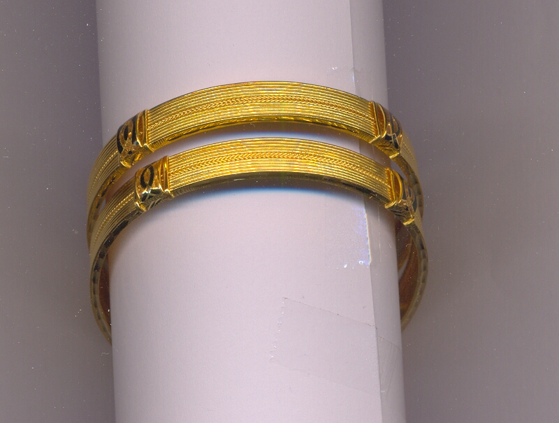 GOLD BANGLE PLAIN FANCY