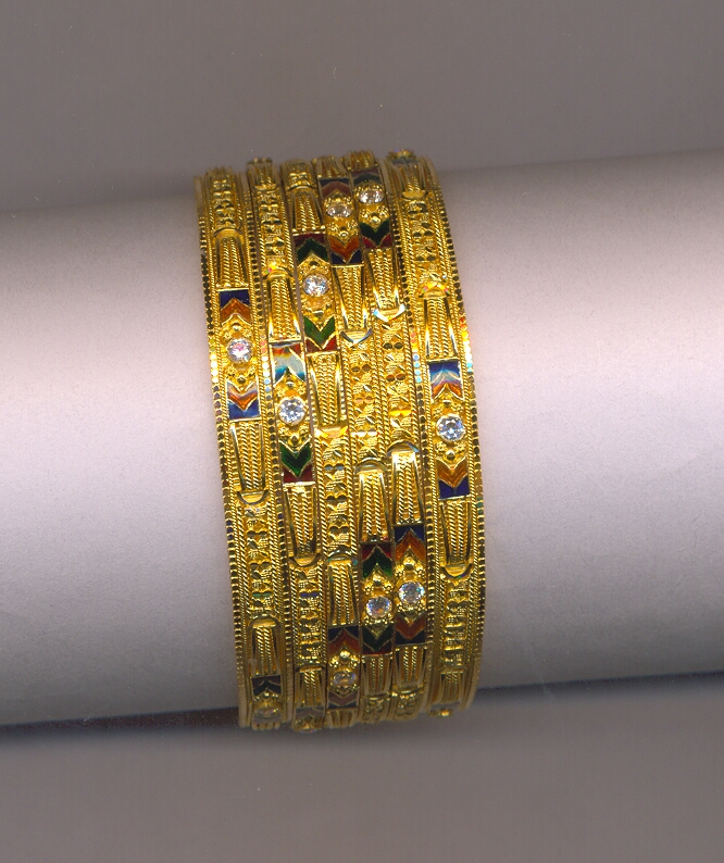 GOLD BANGLE PLAIN FANCY