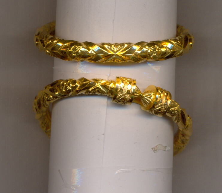 GOLD BANGLE PLAIN FANCY