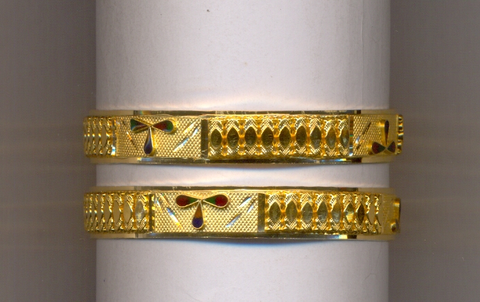 GOLD BANGLE PLAIN FANCY