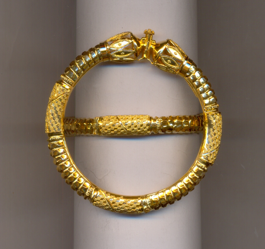 GOLD BANGLE PLAIN FANCY