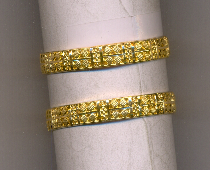 GOLD BANGLE PLAIN FANCY