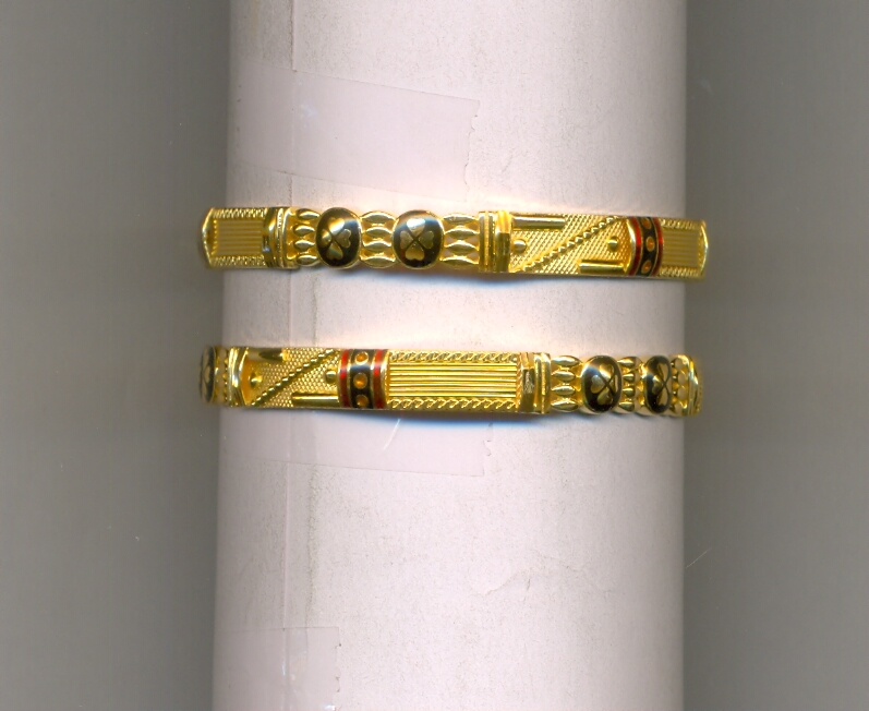 GOLD BANGLE PLAIN FANCY
