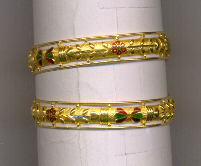 GOLD BANGLE PLAIN FANCY
