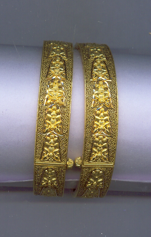 GOLD BANGLE PLAIN FANCY