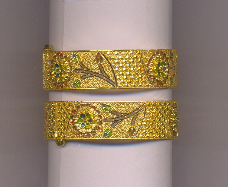 GOLD BANGLE PLAIN FANCY