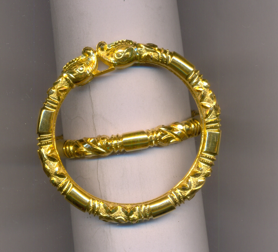GOLD BANGLE PLAIN FANCY