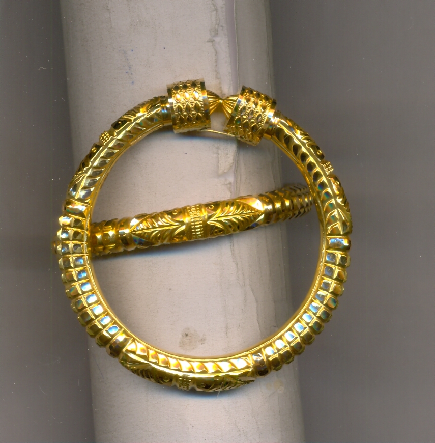 GOLD BANGLE PLAIN FANCY