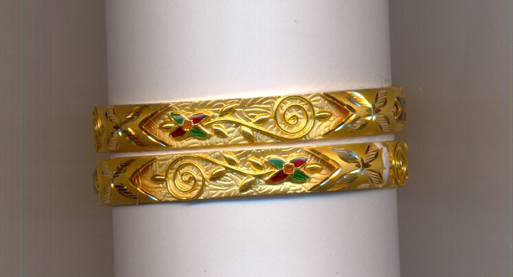 GOLD BANGLE PLAIN FANCY