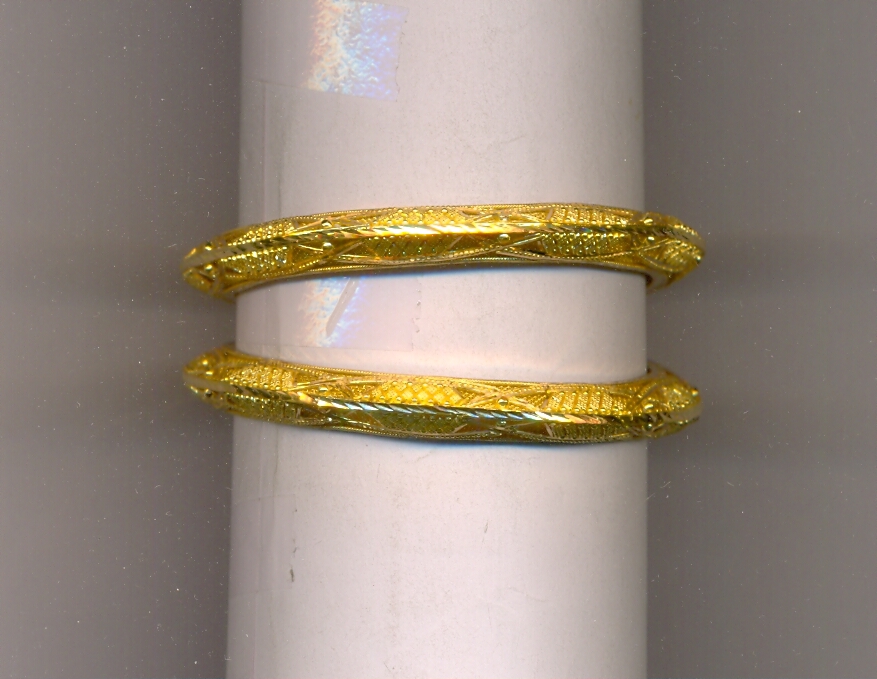 GOLD BANGLE PLAIN FANCY