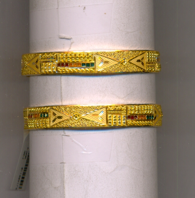 GOLD BANGLE PLAIN FANCY