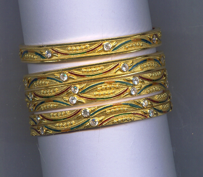 GOLD BANGLE PLAIN FANCY