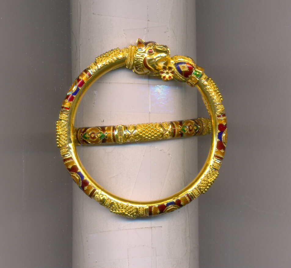 GOLD BANGLE PLAIN FANCY