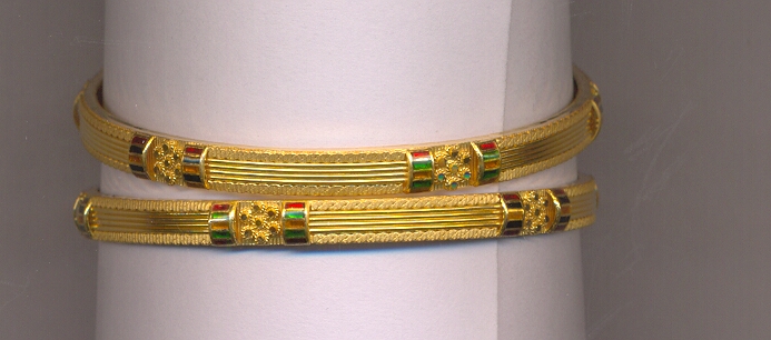 GOLD BANGLE PLAIN FANCY