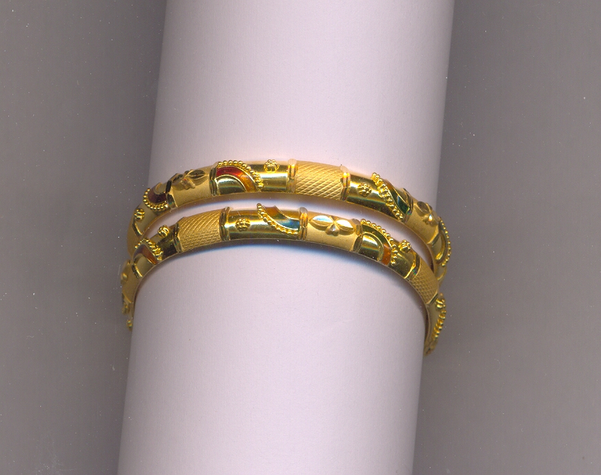 GOLD BANGLE PLAIN FANCY