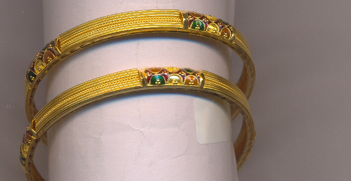 GOLD BANGLE PLAIN FANCY