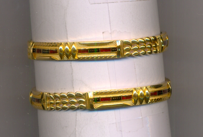 GOLD BANGLE PLAIN FANCY