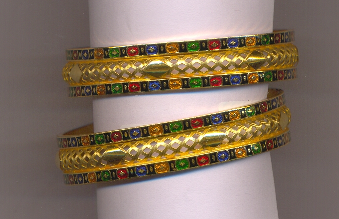 GOLD BANGLE PLAIN FANCY