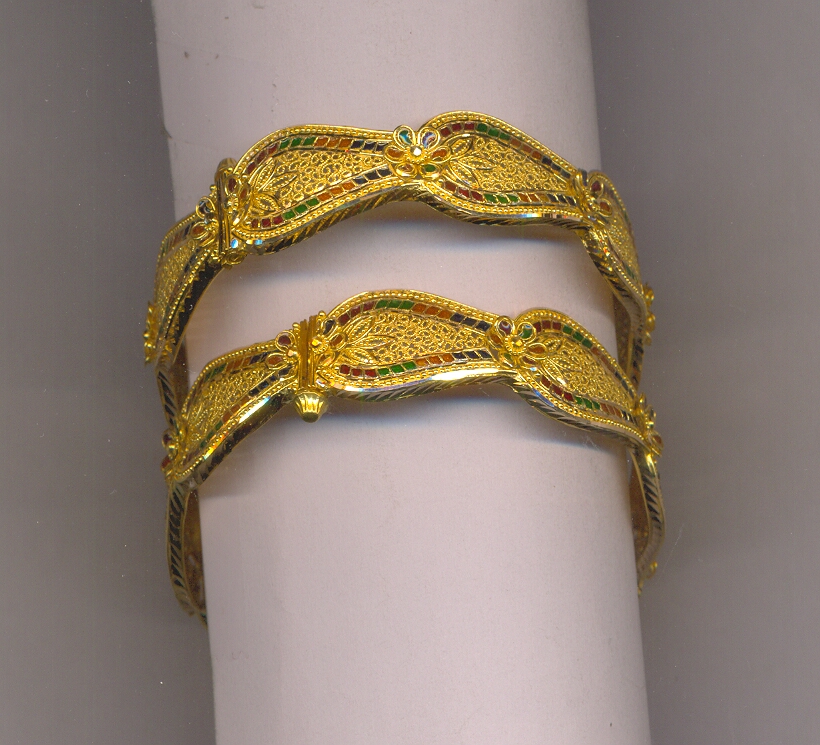 GOLD BANGLE PLAIN FANCY