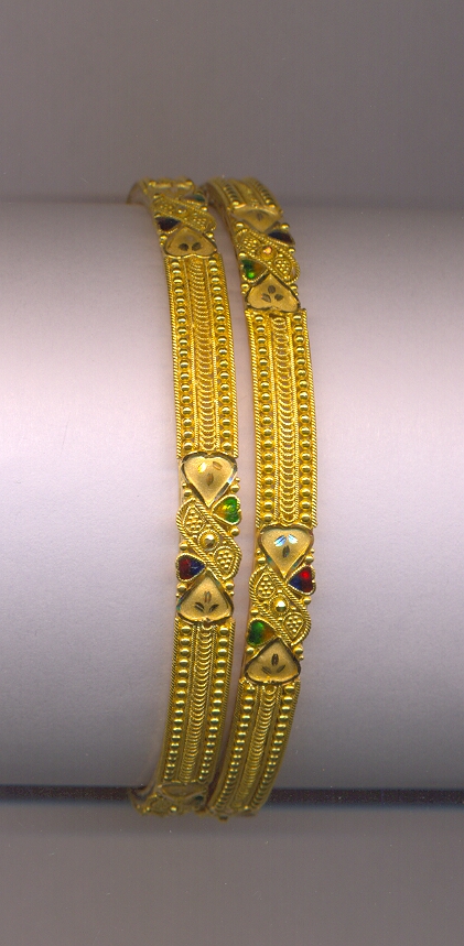 GOLD BANGLE PLAIN FANCY