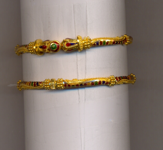 GOLD BANGLE PLAIN FANCY
