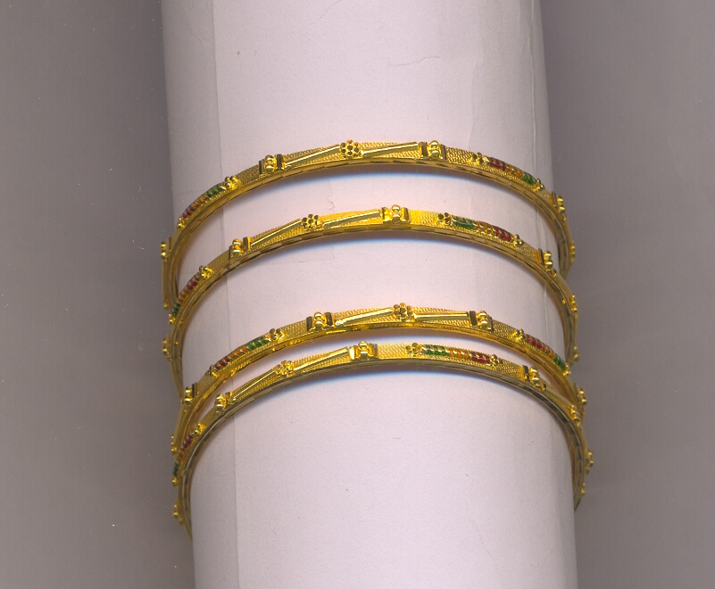 GOLD BANGLE PLAIN FANCY
