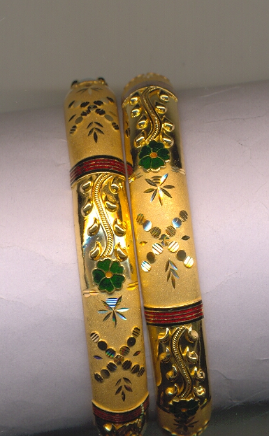GOLD BANGLE PLAIN FANCY