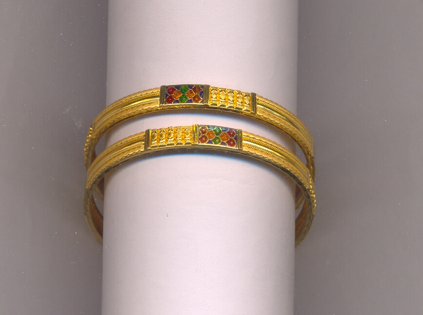 GOLD BANGLE PLAIN FANCY