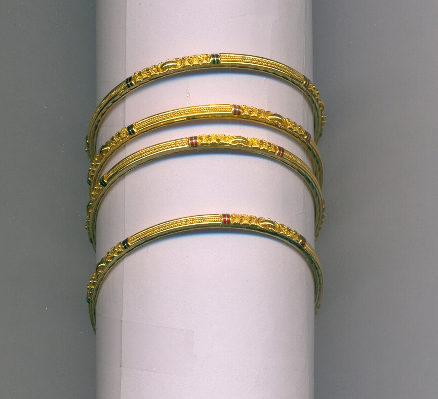 GOLD BANGLE PLAIN FANCY
