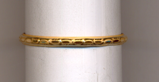 GOLD BANGLE PLAIN FANCY